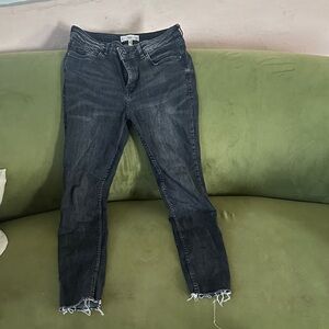 Mango skinny 8 Women's Black Jeans